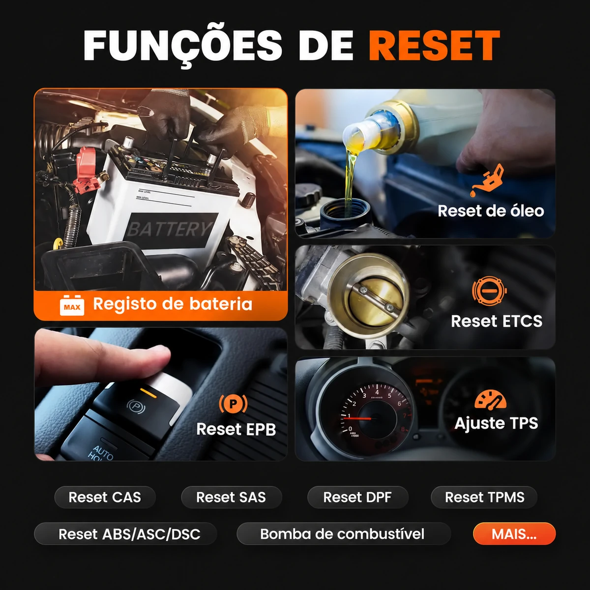 Ancel BM700 PRO diagnóstico de todos os sistemas BMW