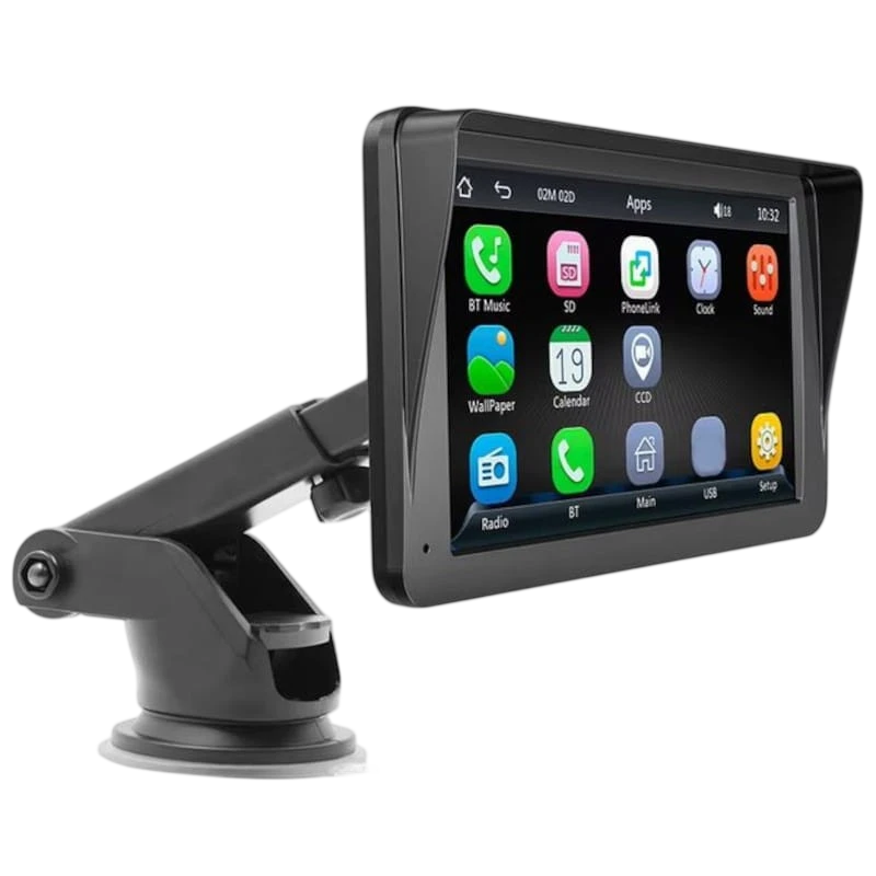 SWM B5300L ecrã CarPlay e Android Auto portátil de 7 polegadas